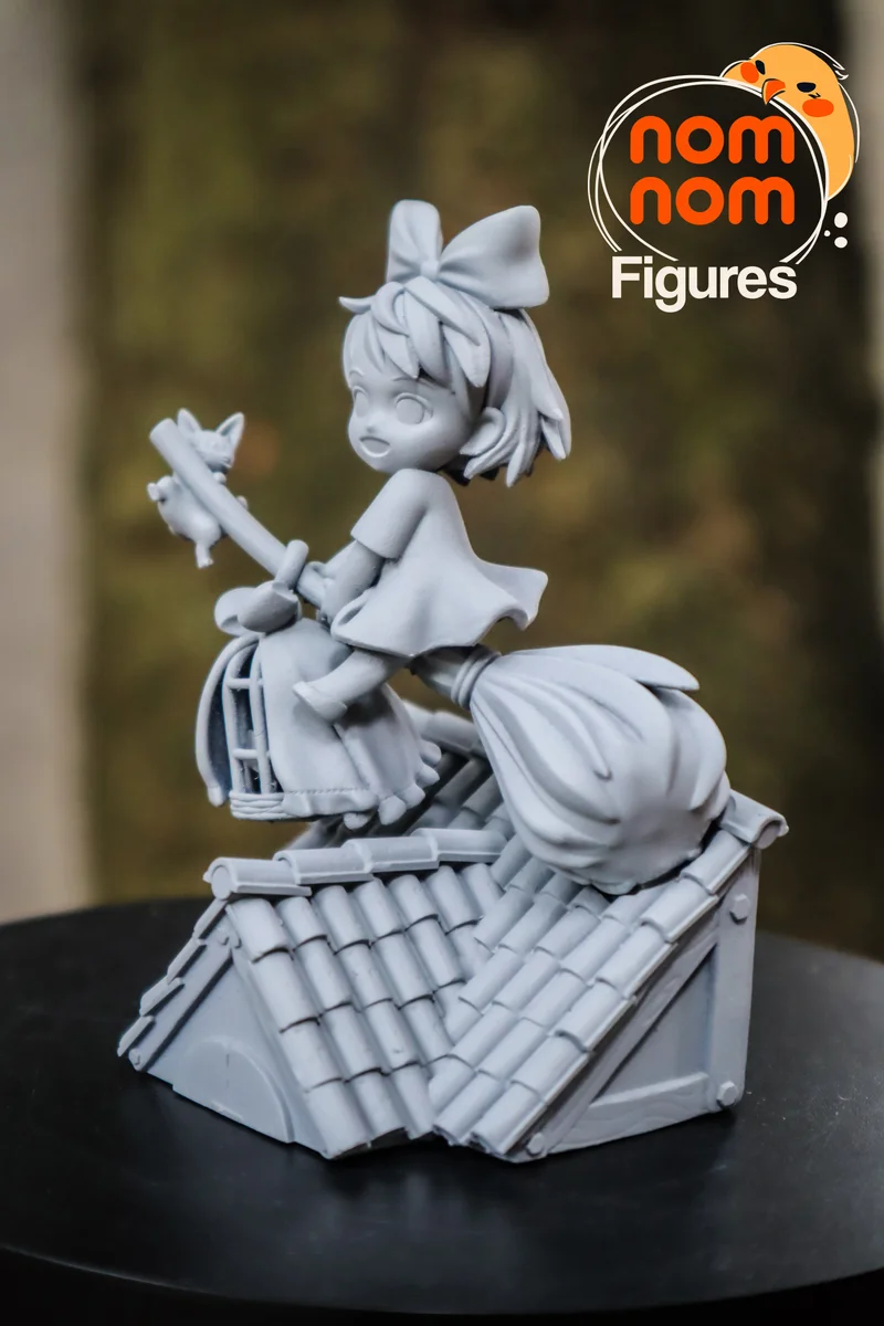 Chibi Kiki | Fan Art | 3D Printed Resin Model Garage Kit | *Un-Painted* | Nomnom 5