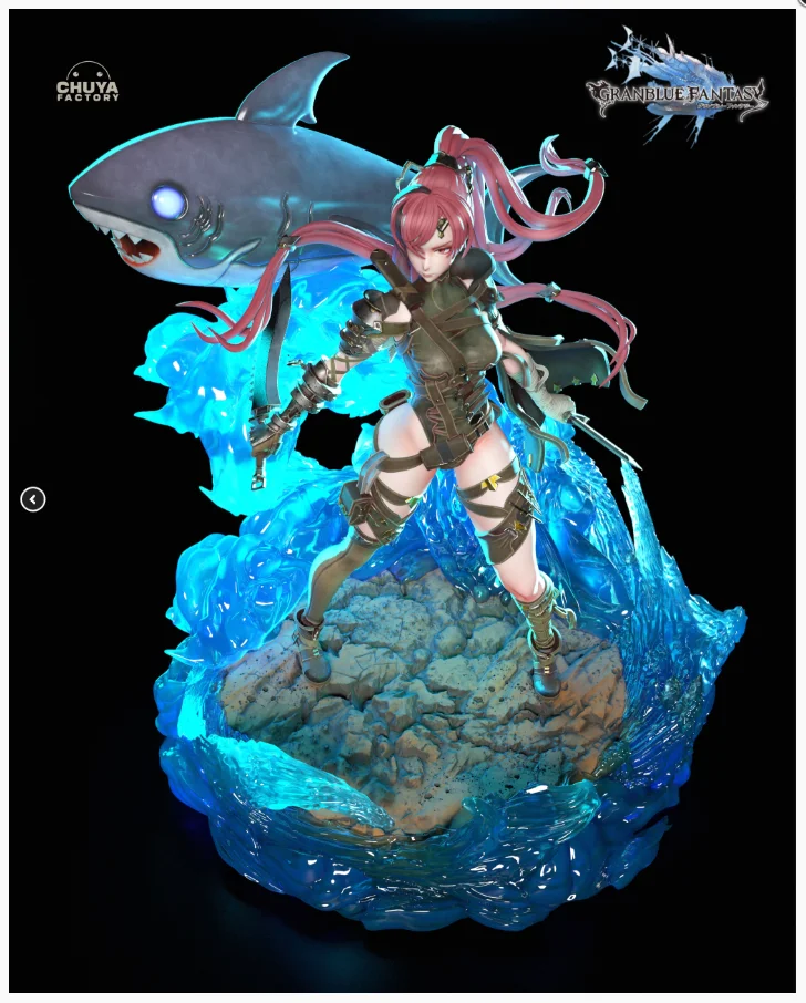 Meg | Fan Art | 3D Printed Resin Model Garage Kit | *Un-Painted* | Chuya Factory 4