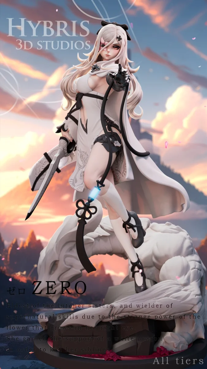 Zero | Fan Art | 3D Printed Resin Model Garage Kit | *Un-Painted* | Hybris Studios 9