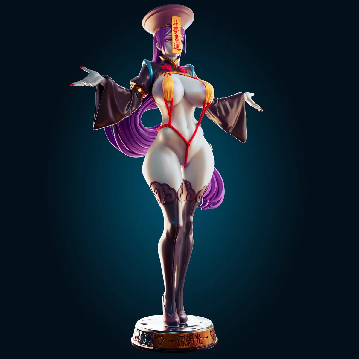 Minamoto | Fan Art | 3D Printed Resin Model Garage Kit | *Un-Painted* | Officer Rhu 3