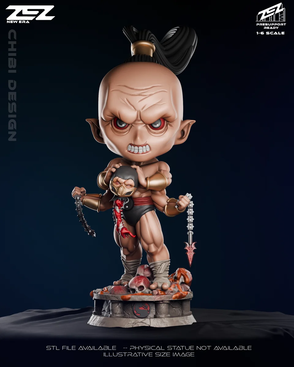 Chibi Goro | Fan Art | 3D Printed Resin Model Garage Kit | *Un-Painted* | ZEZ Studio 3