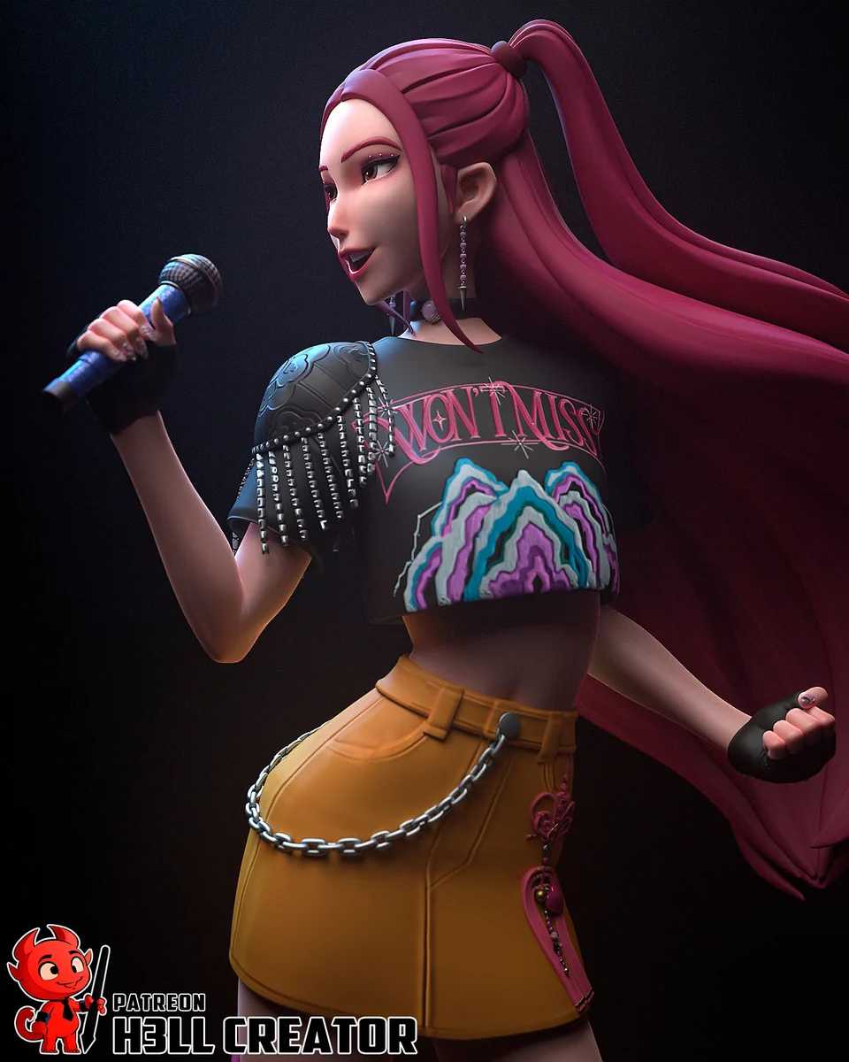 Mira | Fan Art | 3D Printed Resin Model Garage Kit | *Un-Painted* | H3LL Creator 3
