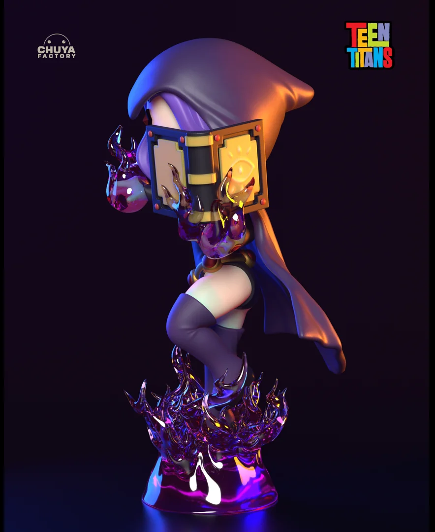 Chibi Raven | Fan Art | 3D Printed Resin Model Garage Kit | *Un-Painted* | Chuya Factory 8