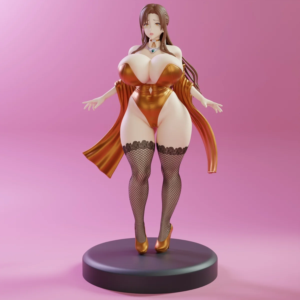 Milf 02 | Fan Art | 3D Printed Resin Model Garage Kit | *Un-Painted* | KiTNo