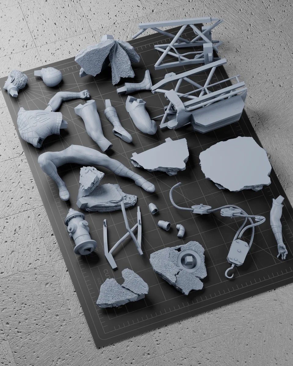 Spider-Man | Fan Art | 3D Printed Resin Model Garage Kit | *Un-Painted* | Zenith Studios 9