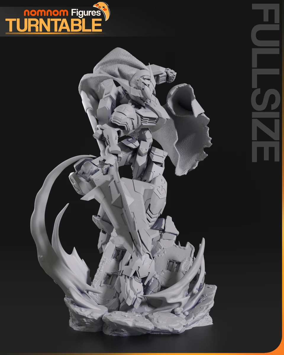 Barbatos | Fan Art | 3D Printed Resin Model Garage Kit | *Un-Painted* | Nomnom 8