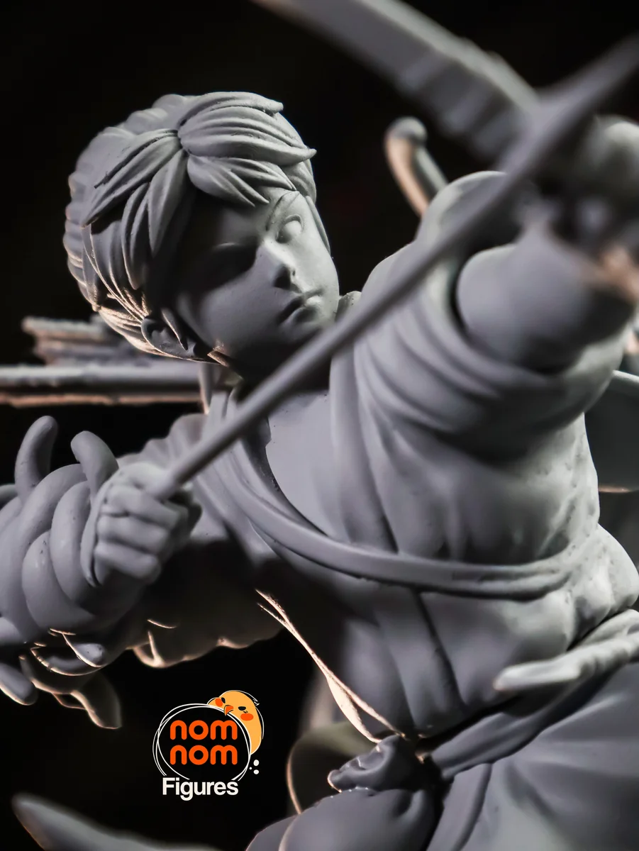 Ashitaka | Fan Art | 3D Printed Resin Model Garage Kit | *Un-Painted* | Nomnom 12