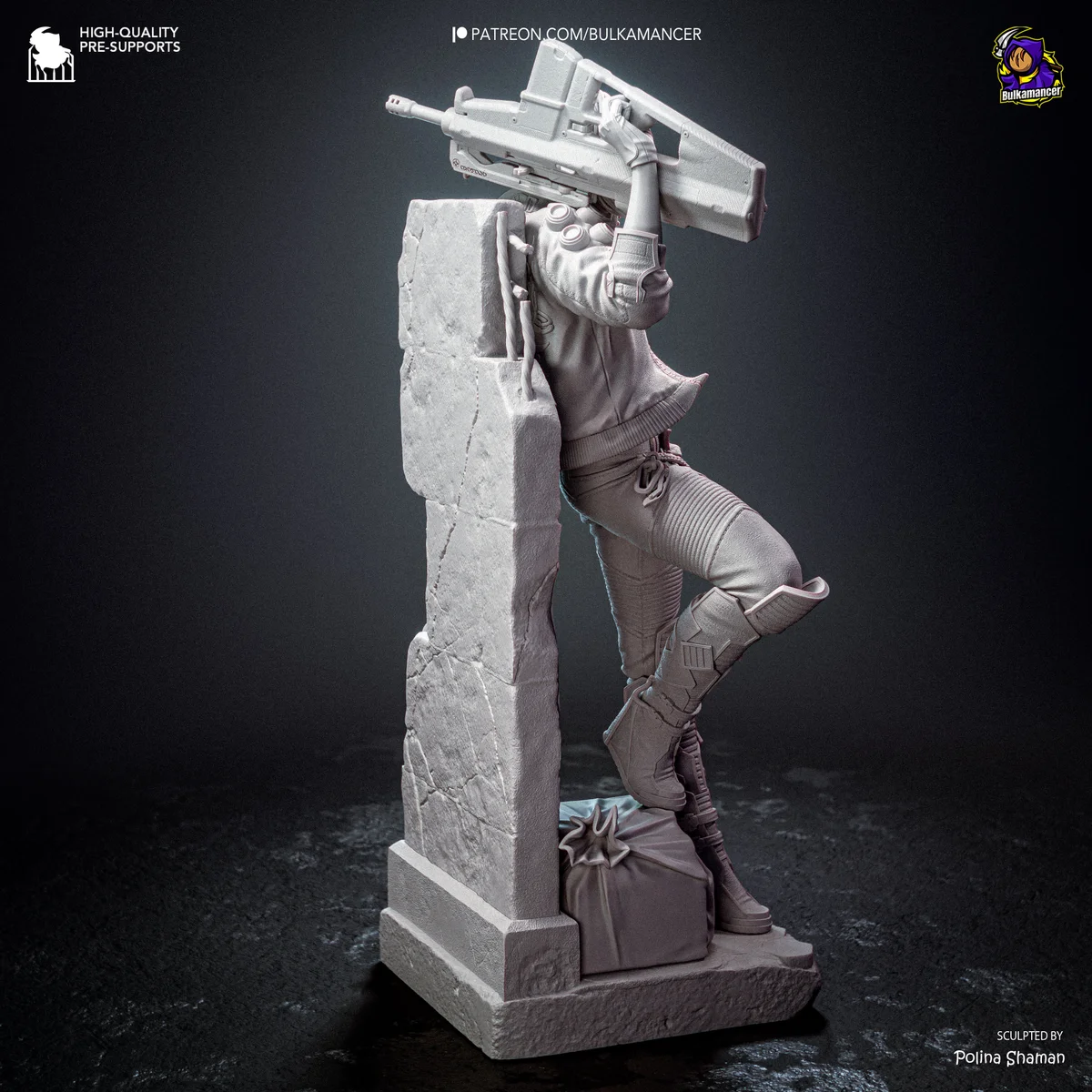 Valerie | Fan Art | 3D Printed Resin Model Garage Kit | *Un-Painted* | Bulkamancer 12