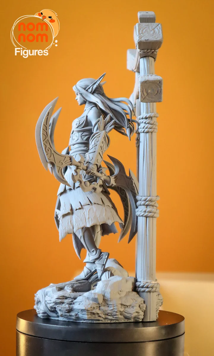 Tyrande Whisperwind | Fan Art | 3D Printed Resin Model Garage Kit | *Un-Painted* | Nomnom 4