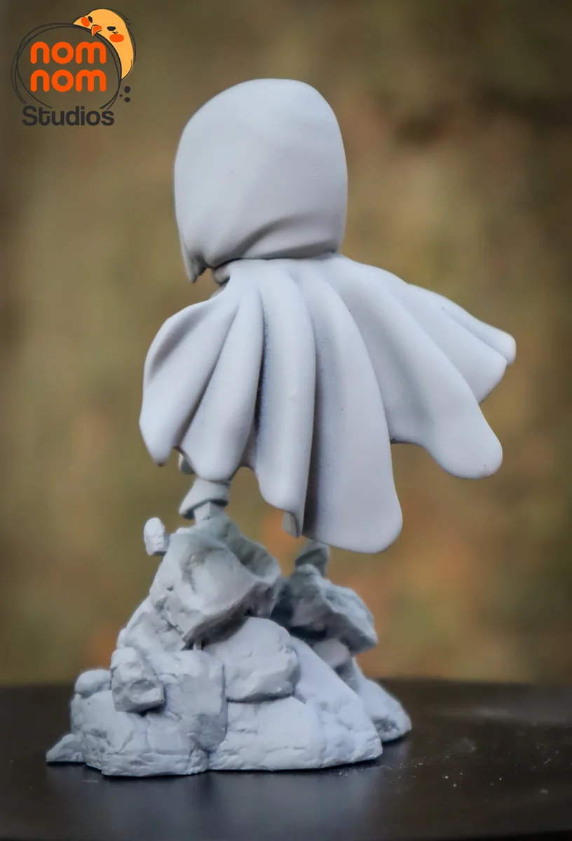 Chibi Raven | Fan Art | 3D Printed Resin Model Garage Kit | *Un-Painted* | Nomnom 6