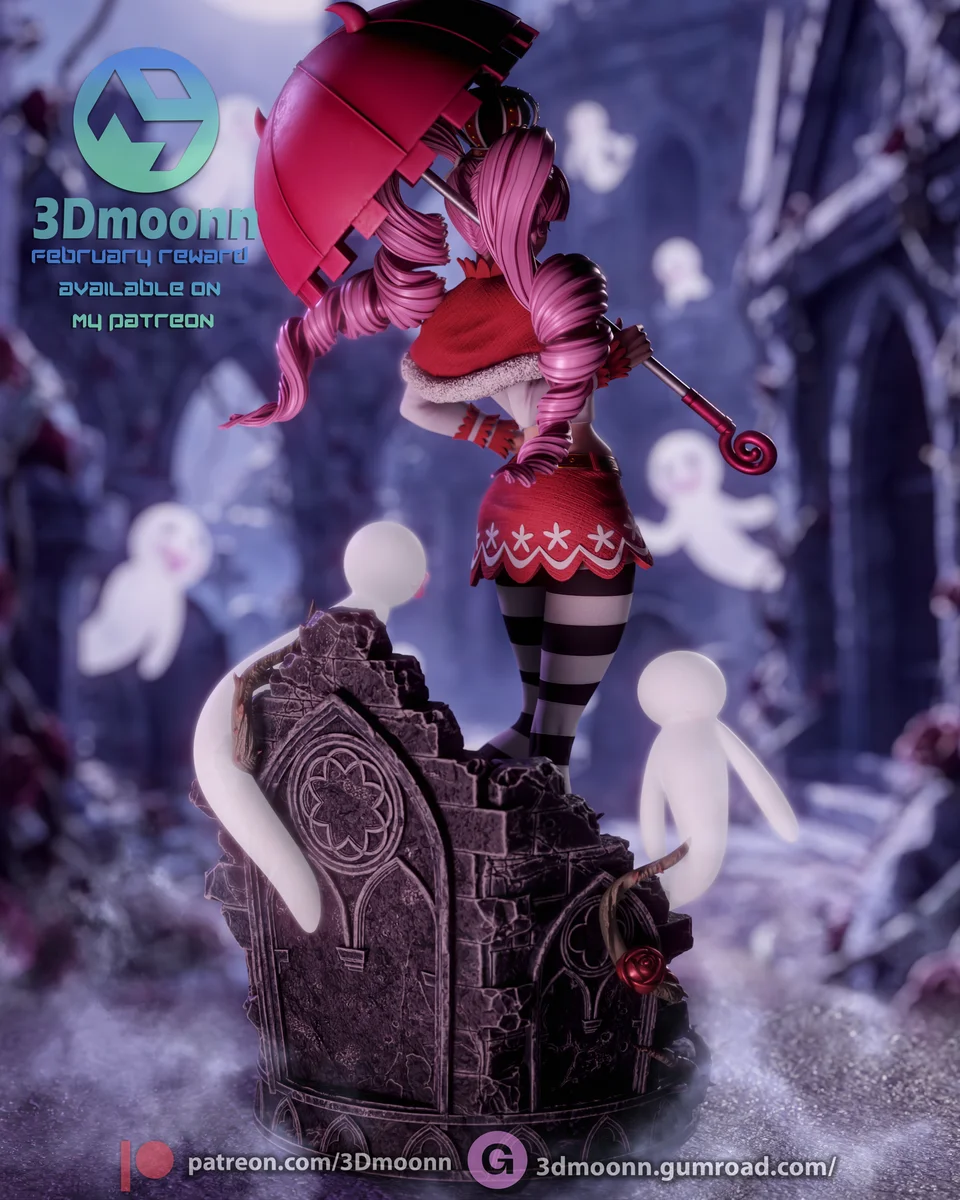Perona | Fan Art | 3D Printed Resin Model Garage Kit | *Un-Painted* | 3DMoonn 4