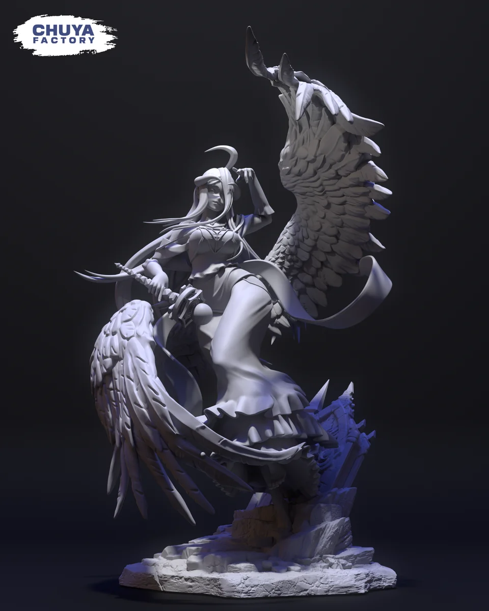 Albedo | Fan Art | 3D Printed Resin Model Garage Kit | *Un-Painted* | Chuya Factory 9