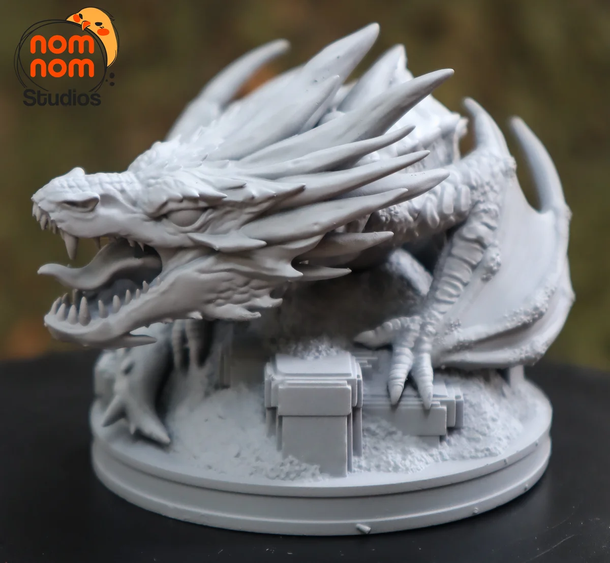 Chibi Tiny Smaug | Fan Art | 3D Printed Resin Model Garage Kit | *Un-Painted* | Nomnom 6