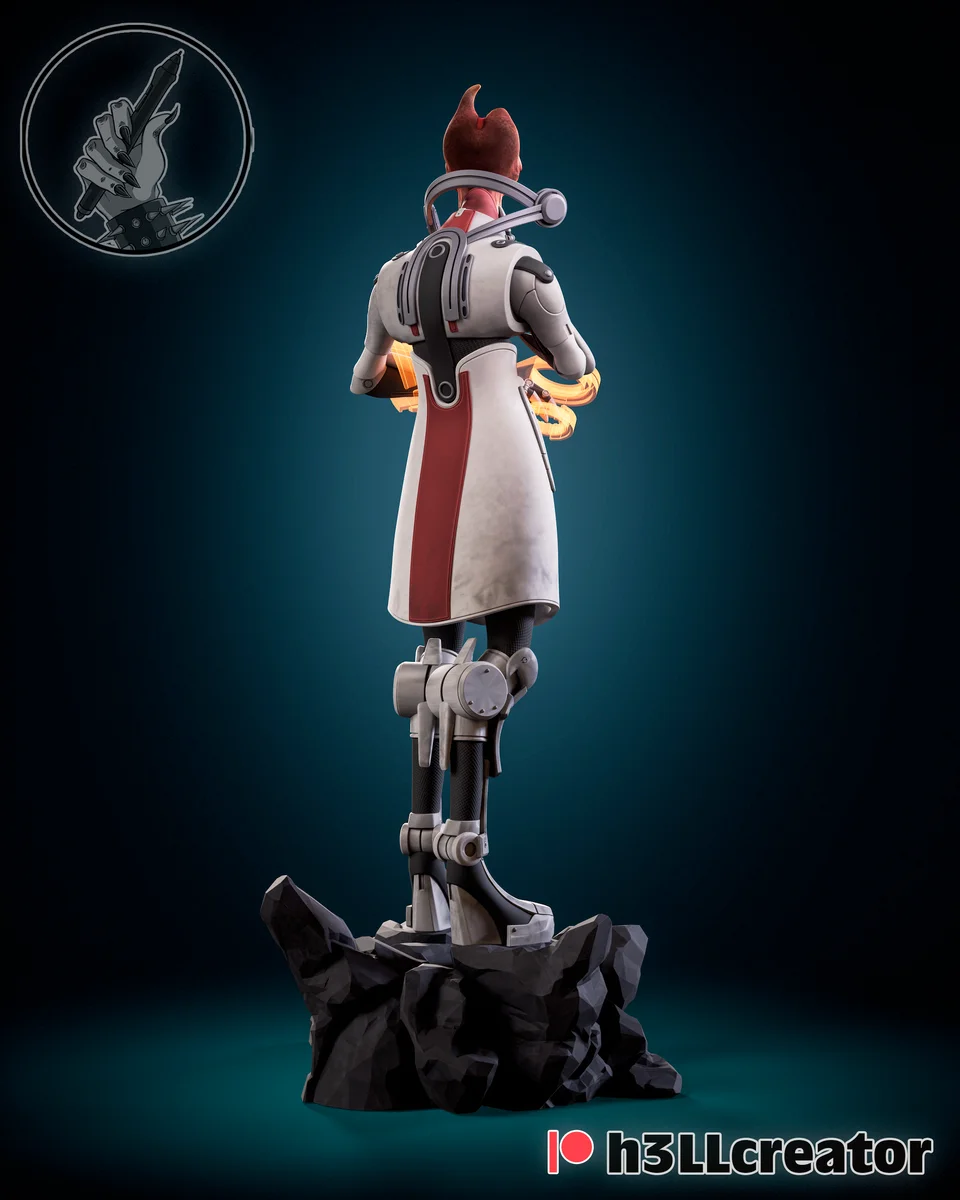 Mordin Solus | Fan Art | 3D Printed Resin Model Garage Kit | *Un-Painted* | H3LL Creator 5