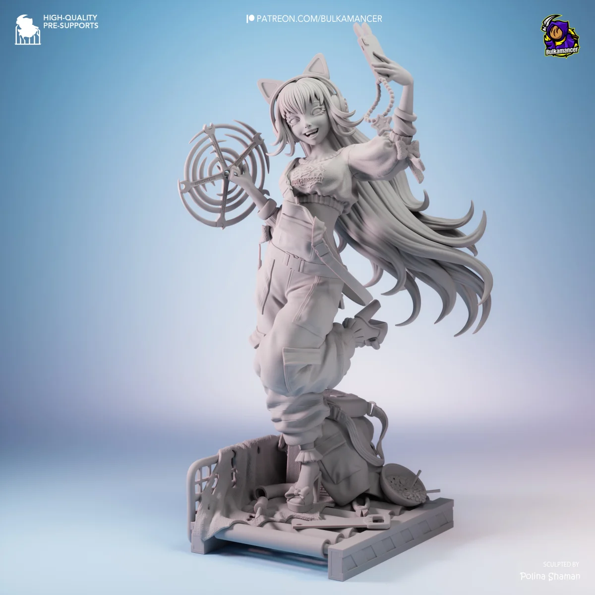 Safie | Fan Art | 3D Printed Resin Model Garage Kit | *Un-Painted* | Bulkamancer 7