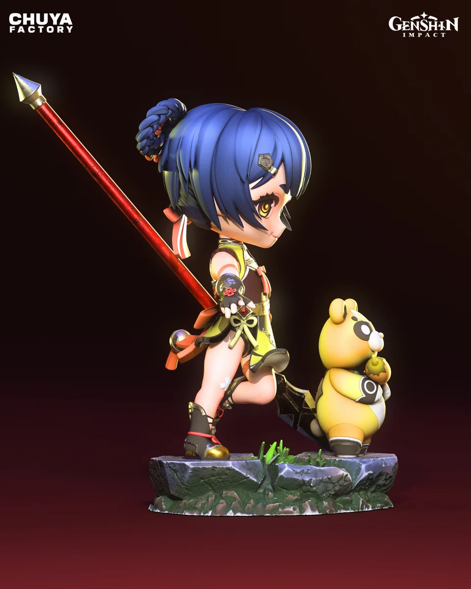 Chibi Xiangling | Fan Art | 3D Printed Resin Model Garage Kit | *Un-Painted* | Chuya Factory 6