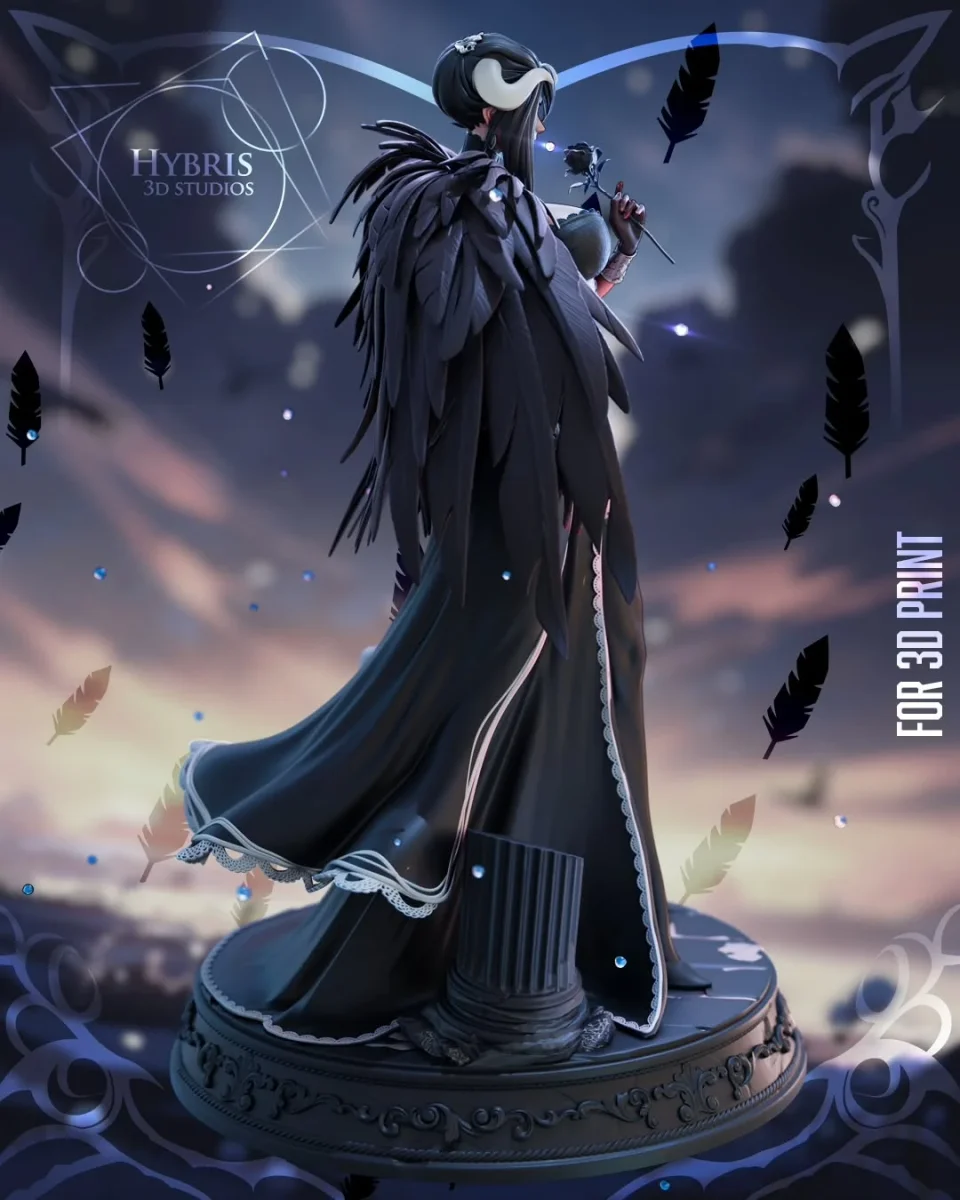 Albedo | Fan Art | 3D Printed Resin Model Garage Kit | *Un-Painted* | Hybris Studios 3