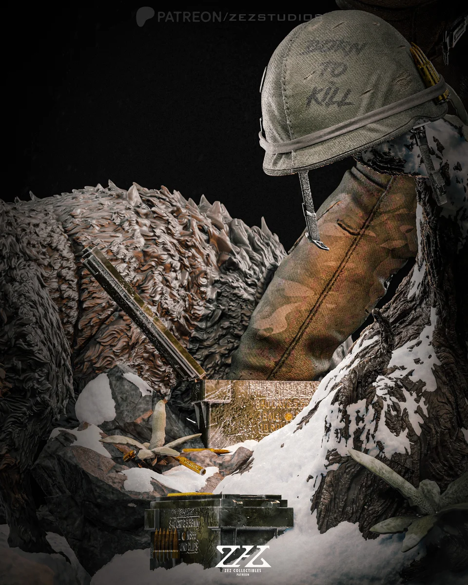 Wolverine | Fan Art | 3D Printed Resin Model Garage Kit | *Un-Painted* | ZEZ Studio 10