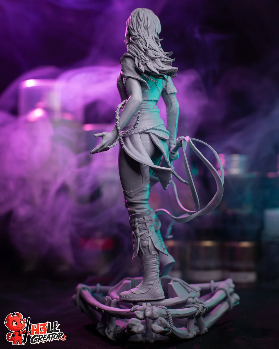 Faye | Fan Art | 3D Printed Resin Model Garage Kit | *Un-Painted* | H3LL Creator 12