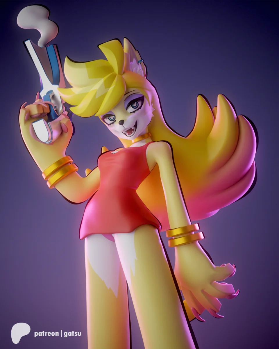 Panty & Stocking | Fan Art | 3D Printed Resin Model Garage Kit | *Un-Painted* | Gatsu Studios 5