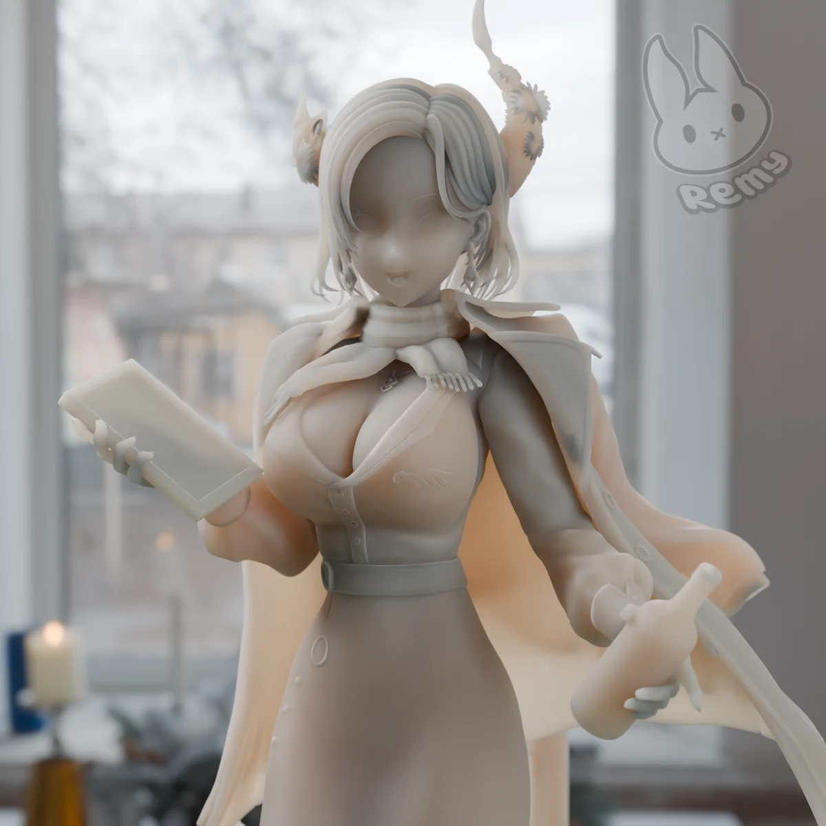 Nerissa Ravencroft | Fan Art | 3D Printed Resin Model Garage Kit | *Un-Painted* | Remy Sculpts 6