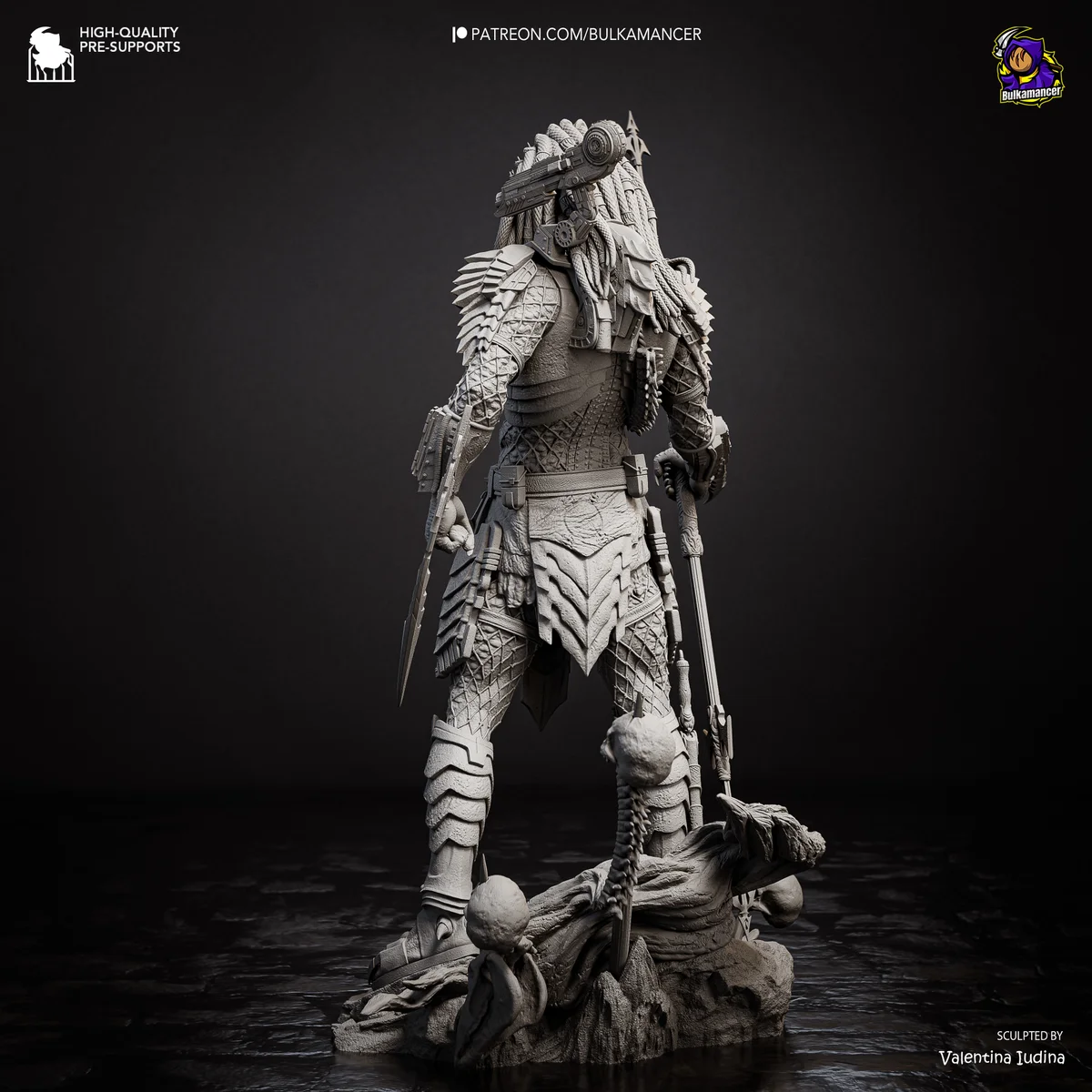 Predator | Fan Art | 3D Printed Resin Model Garage Kit | *Un-Painted* | Bulkamancer 19