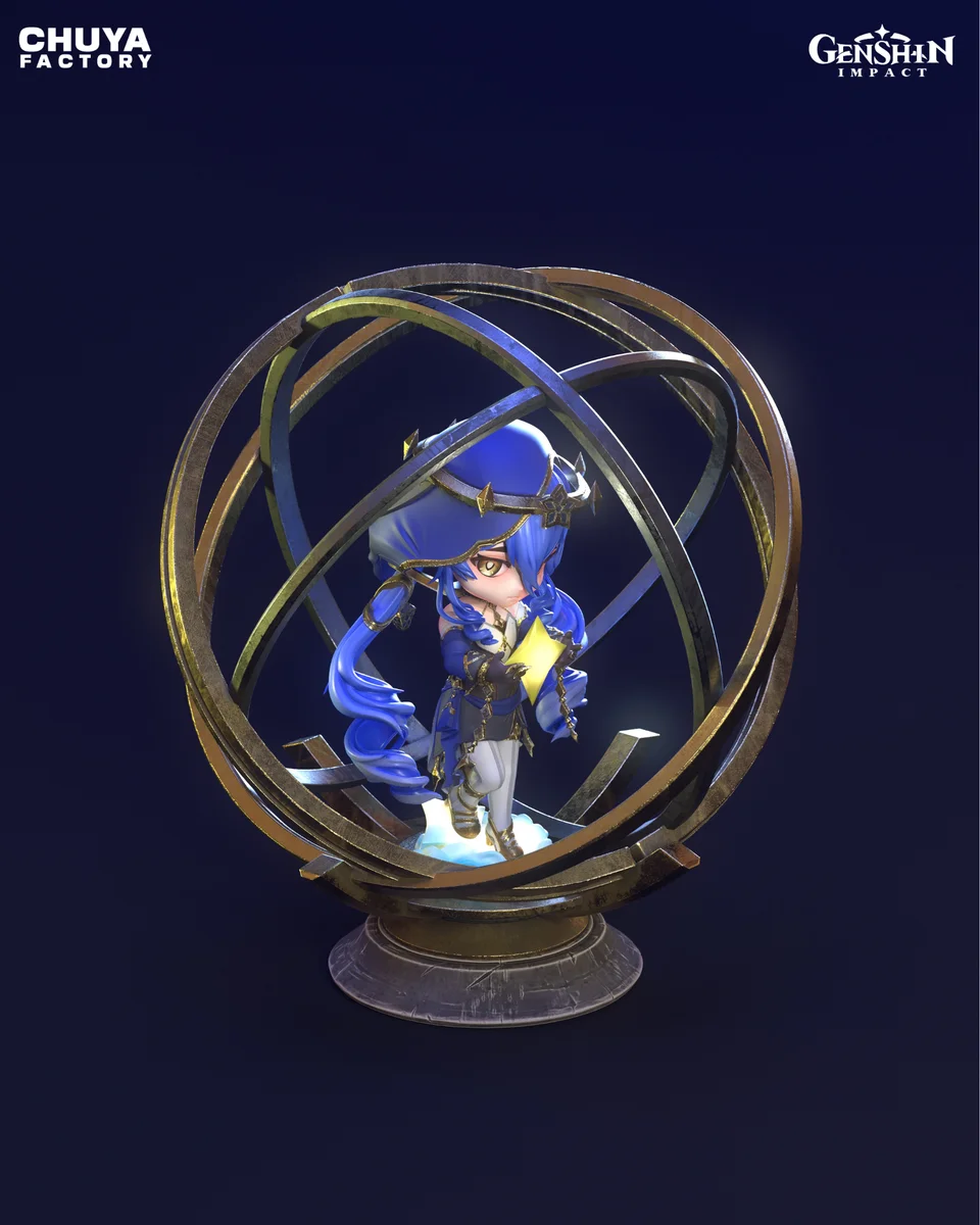 Chibi Layla | Fan Art | 3D Printed Resin Model Garage Kit | *Un-Painted* | Chuya Factory 10