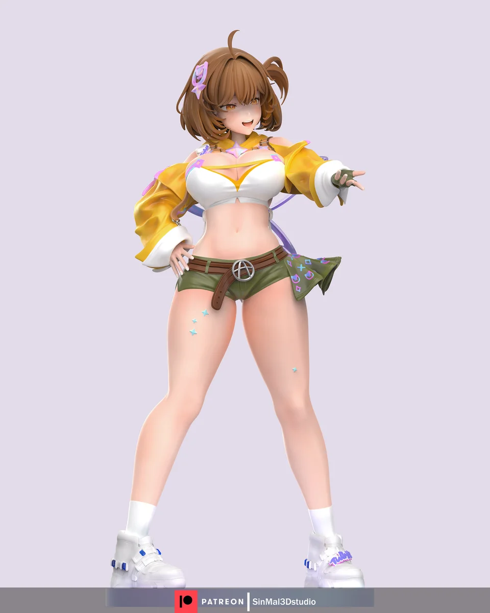 Anis Star | Fan Art | 3D Printed Resin Model Garage Kit | *Un-Painted* | Sin3Dstudio 3