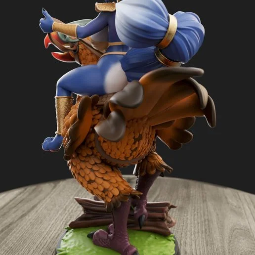 Krystal Mounted | Fan Art | 3D Printed Resin Model Garage Kit | *Un-Painted* | AnyoneNSFW 4