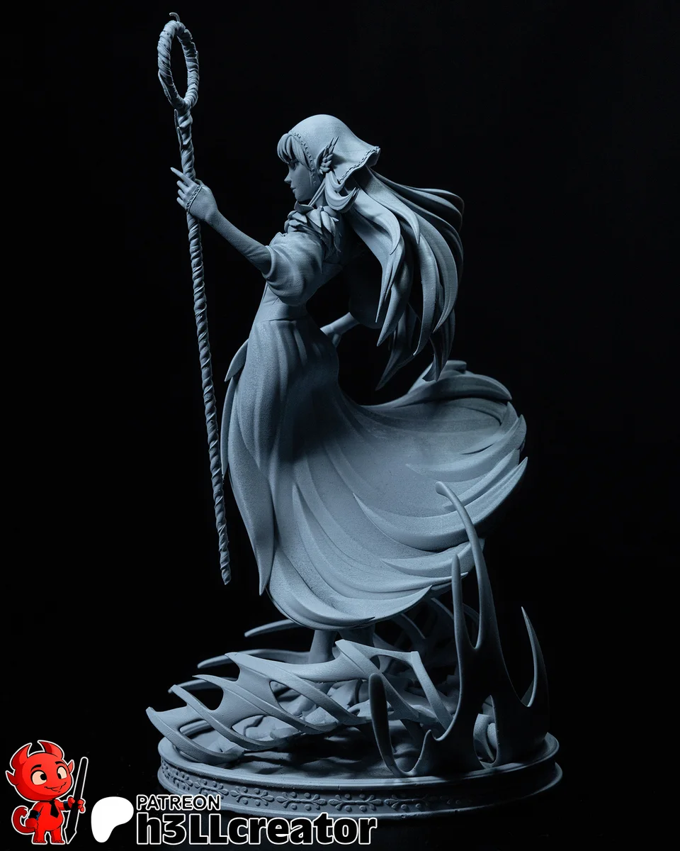 Marcille | Fan Art | 3D Printed Resin Model Garage Kit | *Un-Painted* | H3LL Creator 9