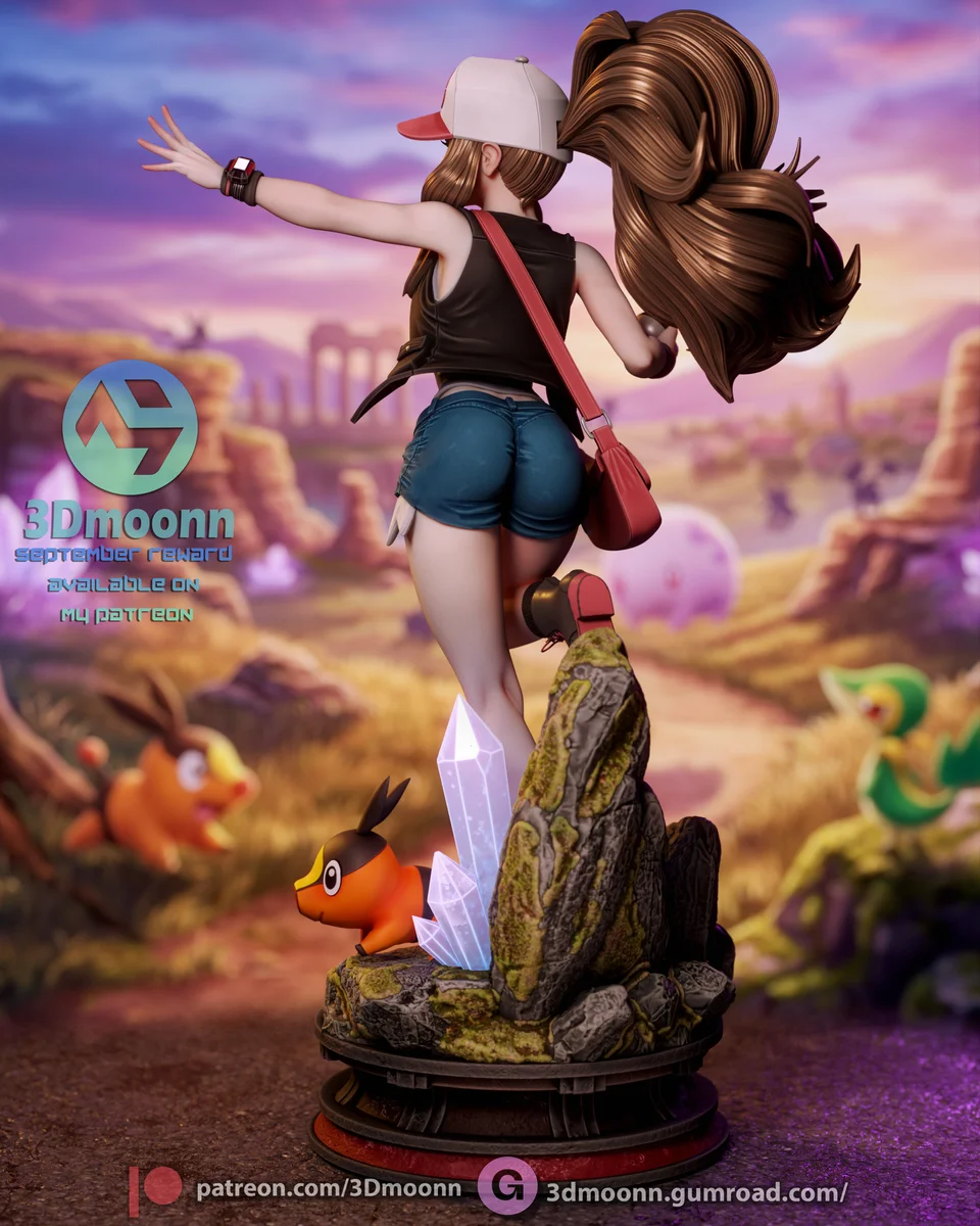 Hilda | Fan Art | 3D Printed Resin Model Garage Kit | *Un-Painted* | 3DMoonn 4