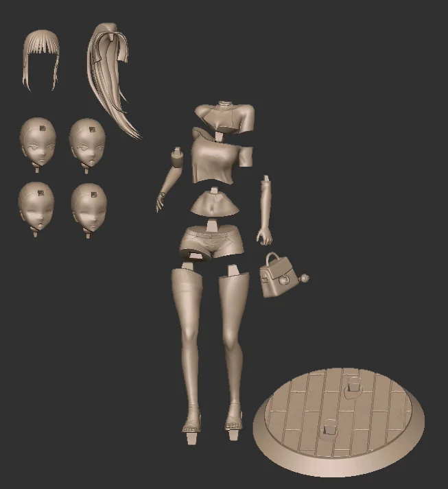 Nino Nakano | Fan Art | 3D Printed Resin Model Garage Kit | *Un-Painted* | EggmaStudios 5