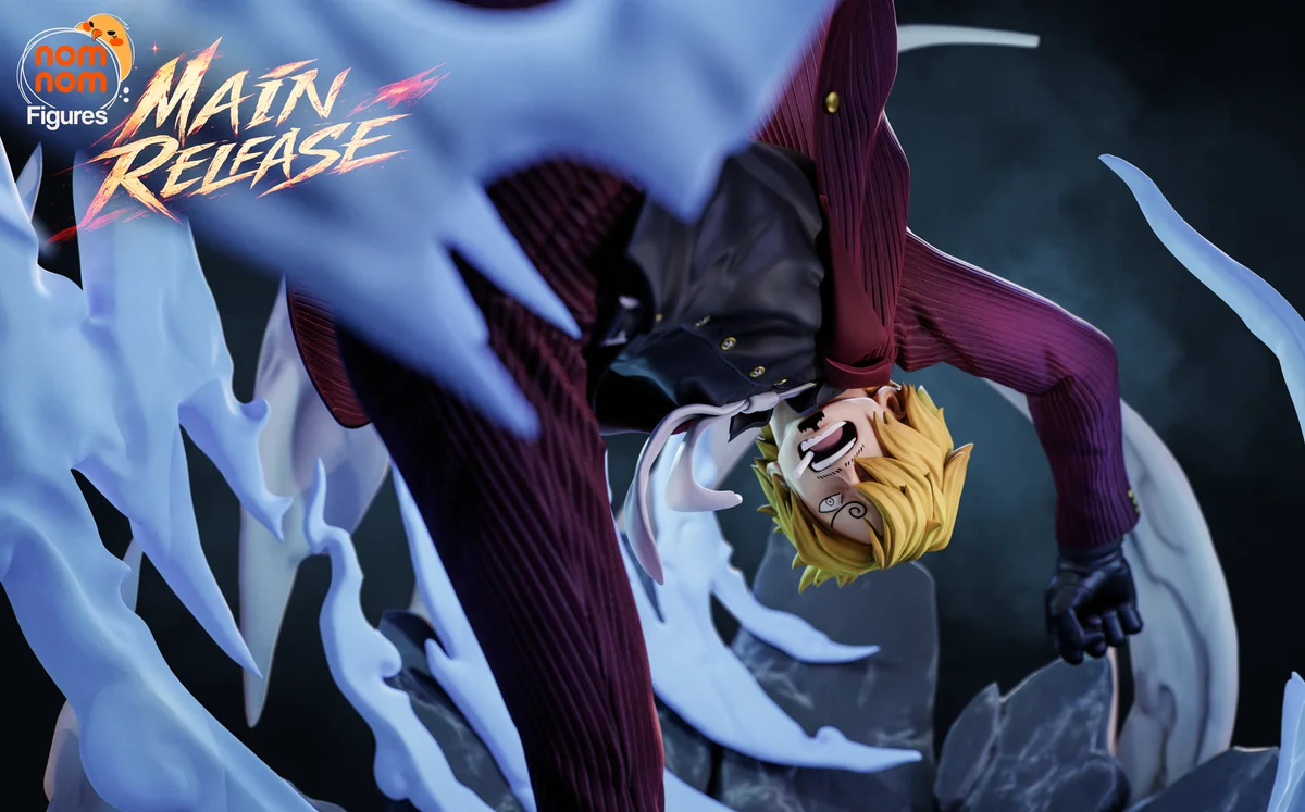 Sanji | Fan Art | 3D Printed Resin Model Garage Kit | *Un-Painted* | Nomnom 6