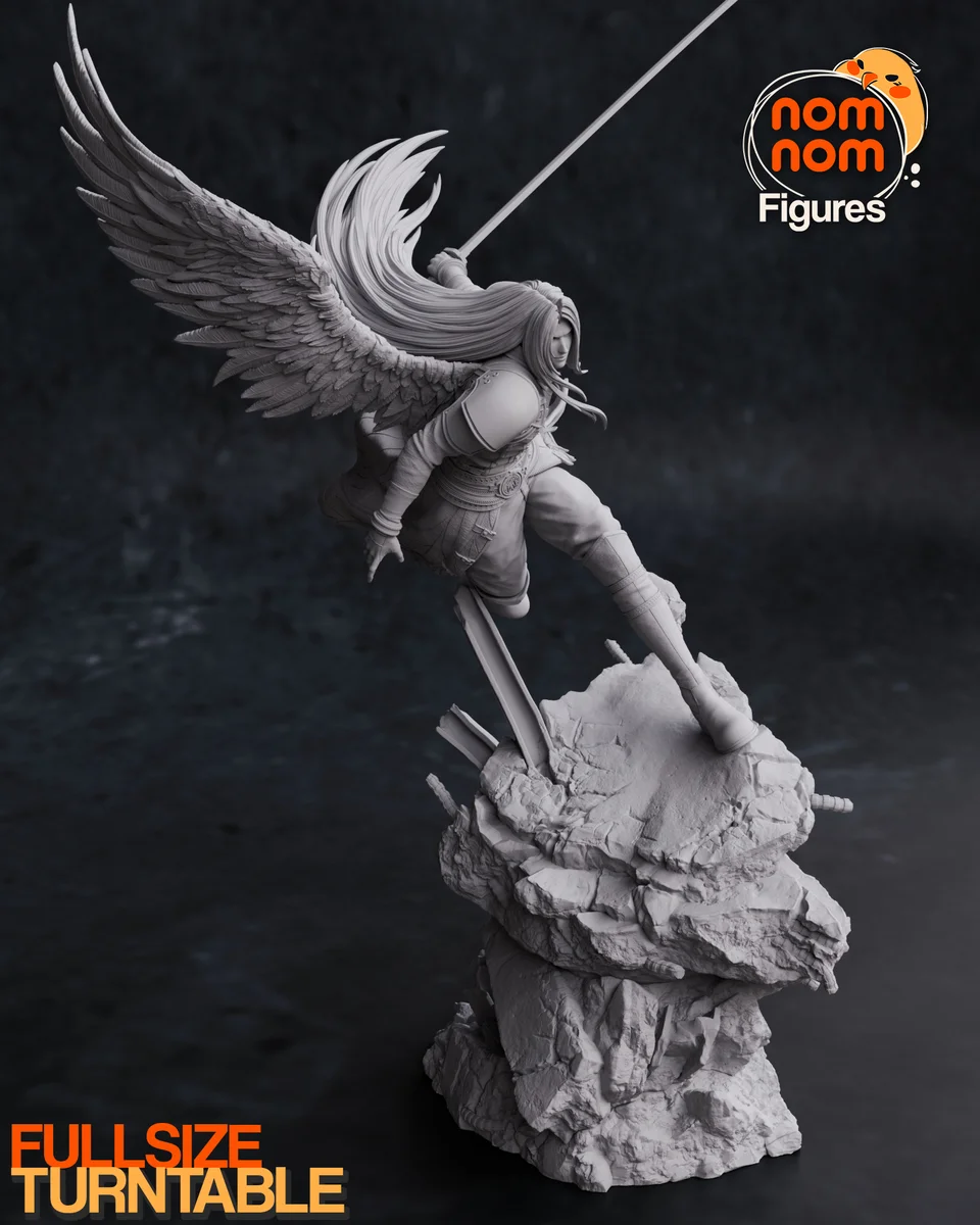 Sephiroth | Fan Art | 3D Printed Resin Model Garage Kit | *Un-Painted* | Nomnom 8