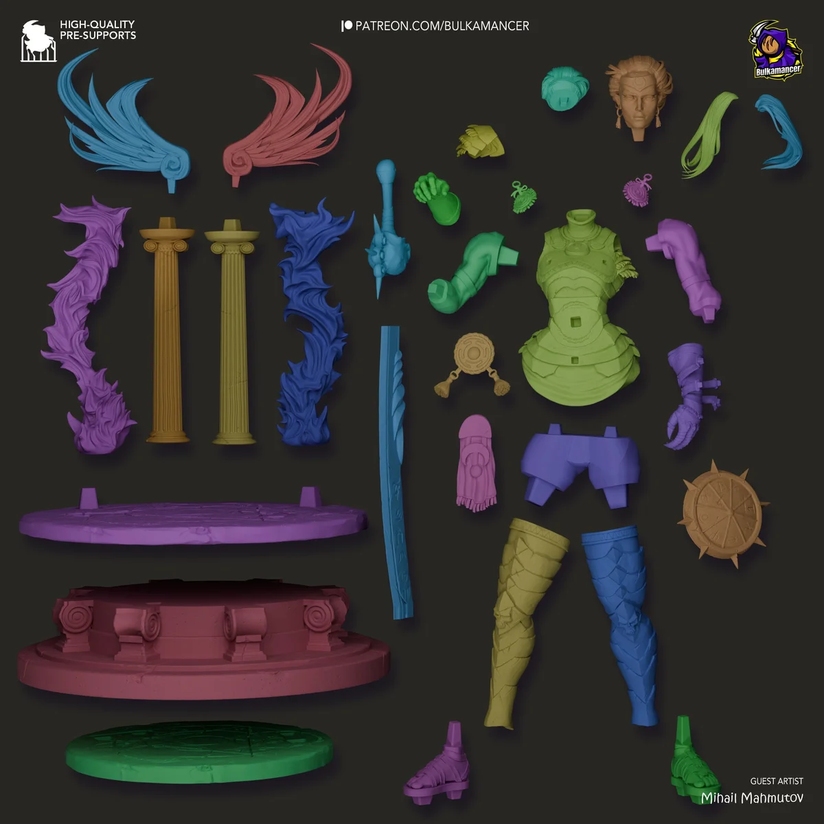 Nemesis | Fan Art | 3D Printed Resin Model Garage Kit | *Un-Painted* | Bulkamancer 9