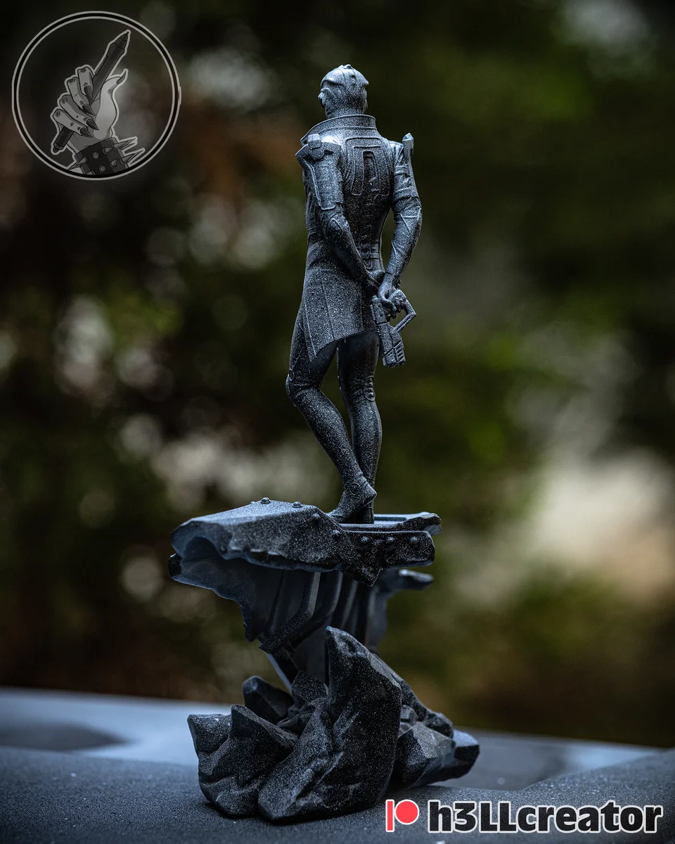 Thane Krios | Fan Art | 3D Printed Resin Model Garage Kit | *Un-Painted* | H3LL Creator 6