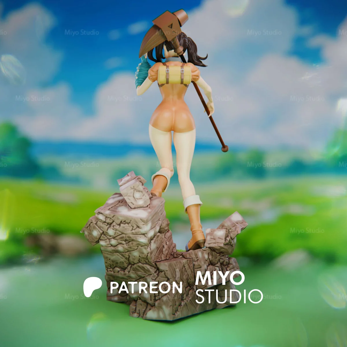 Diane | Fan Art | 3D Printed Resin Model Garage Kit | *Un-Painted* | MiyoStudio 6