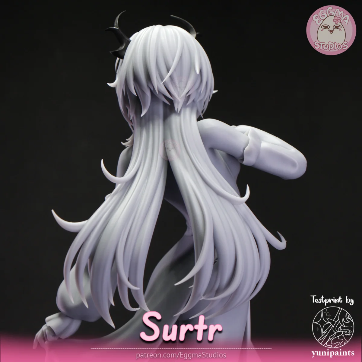 Surtr | Fan Art | 3D Printed Resin Model Garage Kit | *Un-Painted* | EggmaStudios 14