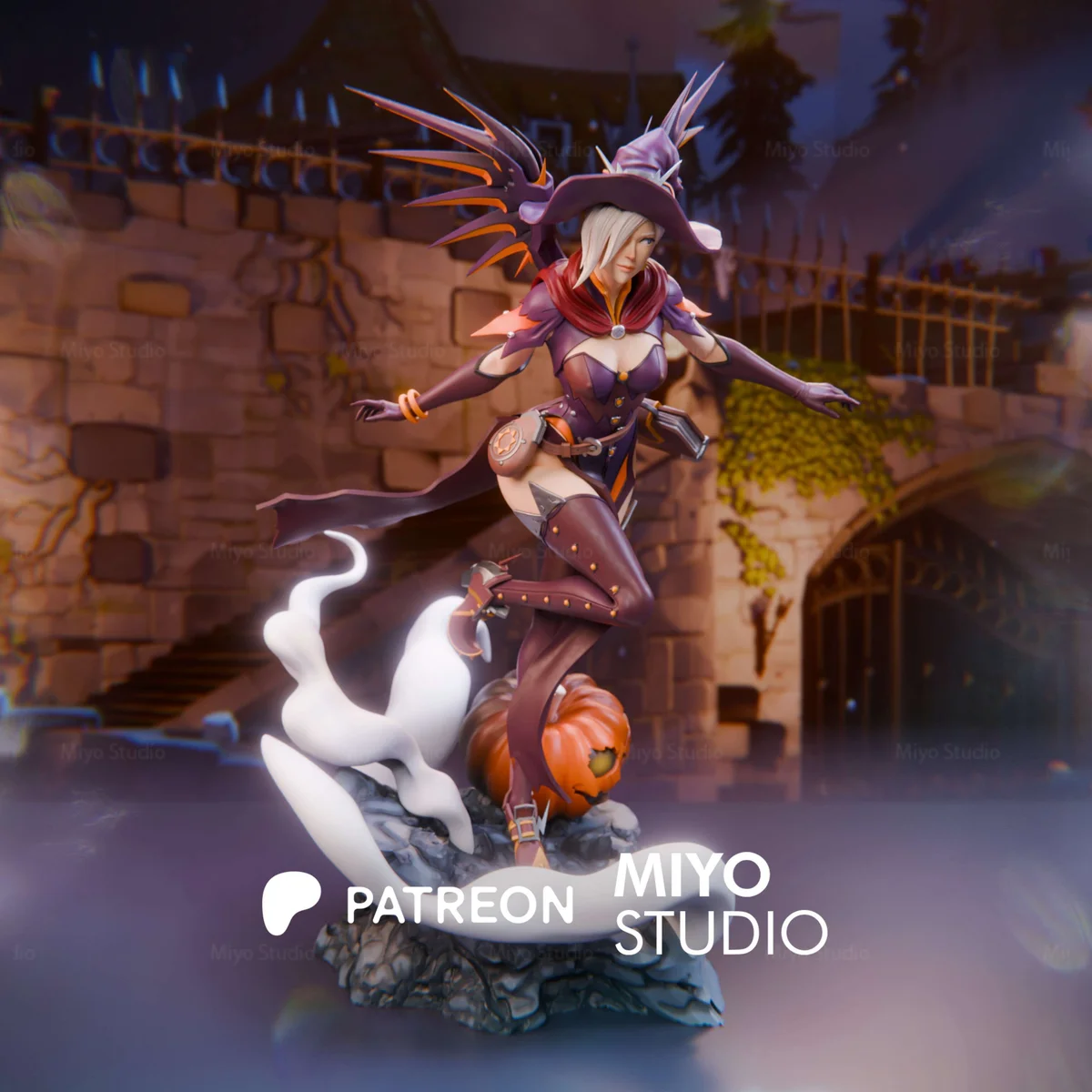 Mercy | Fan Art | 3D Printed Resin Model Garage Kit | *Un-Painted* | MiyoStudio 5