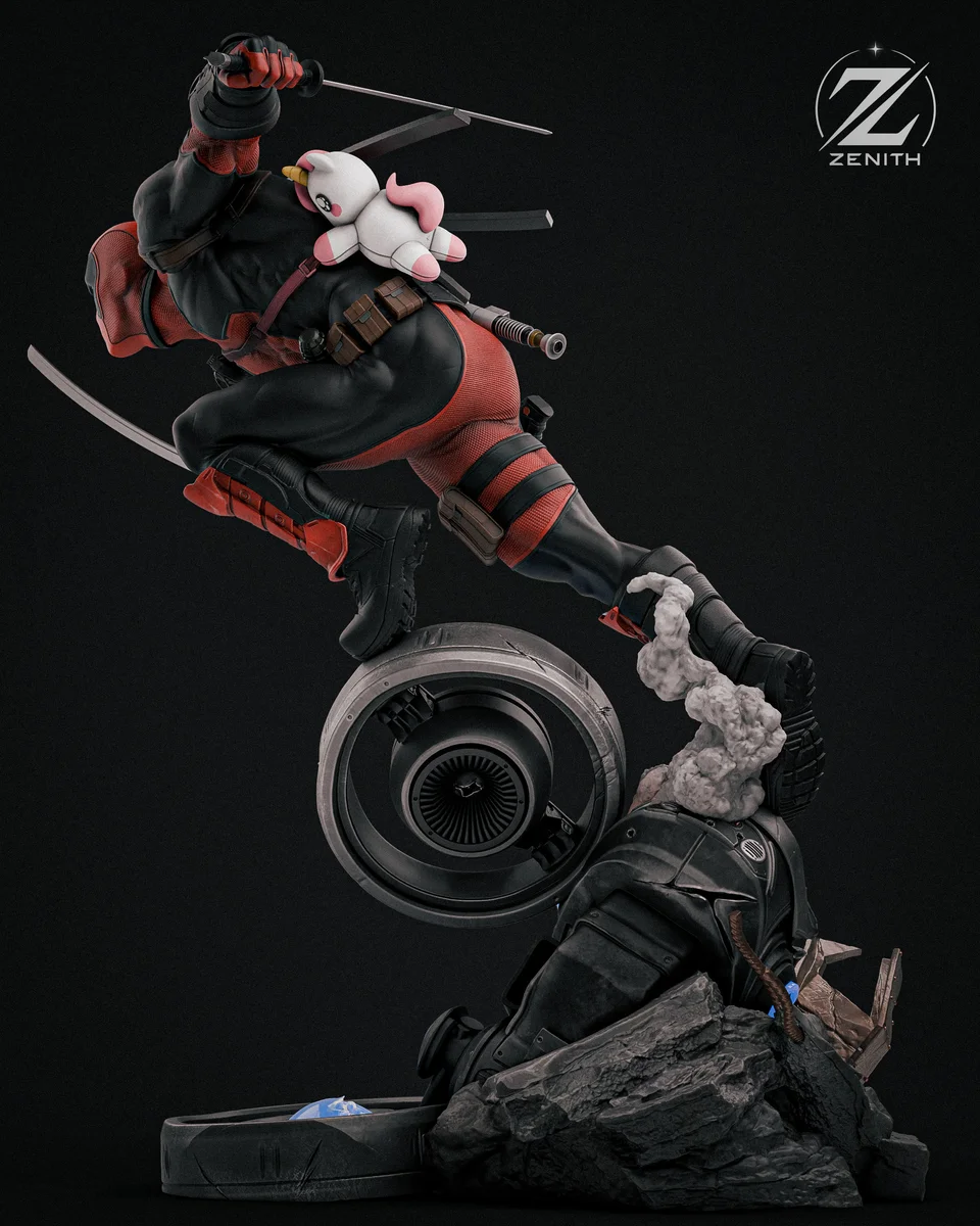 Deadpool | Fan Art | 3D Printed Resin Model Garage Kit | *Un-Painted* | Zenith Studios 8