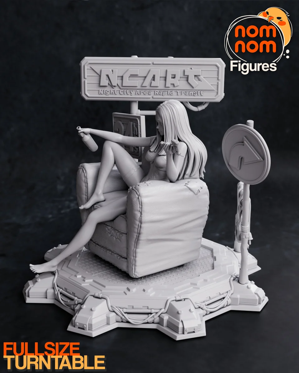 Rebecca | Fan Art | 3D Printed Resin Model Garage Kit | *Un-Painted* | Nomnom 6