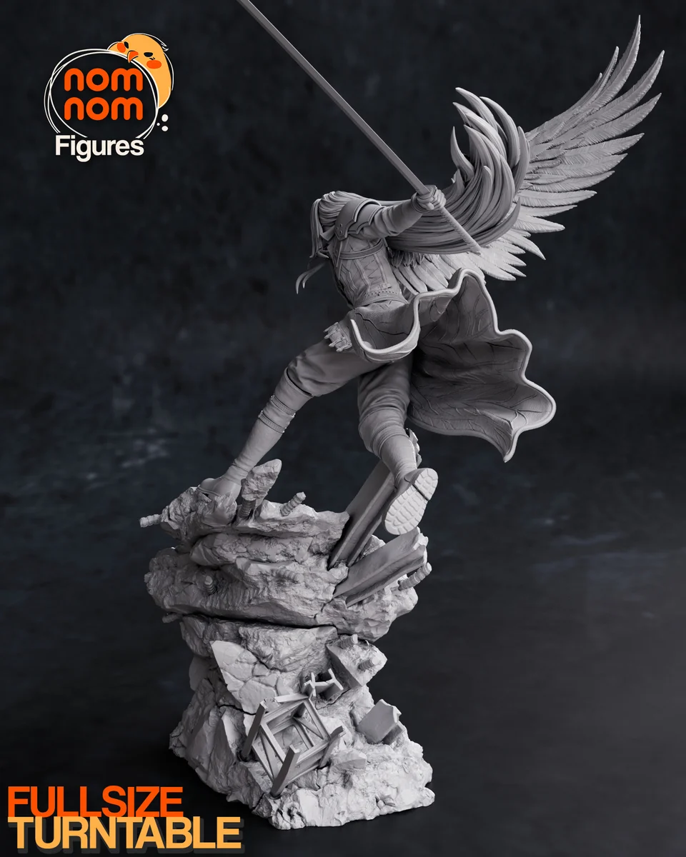 Sephiroth | Fan Art | 3D Printed Resin Model Garage Kit | *Un-Painted* | Nomnom 5
