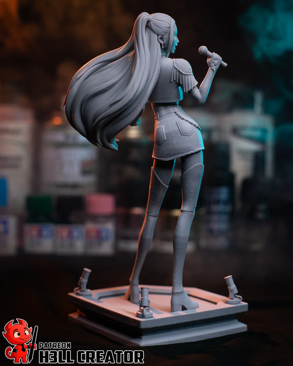 Mira | Fan Art | 3D Printed Resin Model Garage Kit | *Un-Painted* | H3LL Creator 12