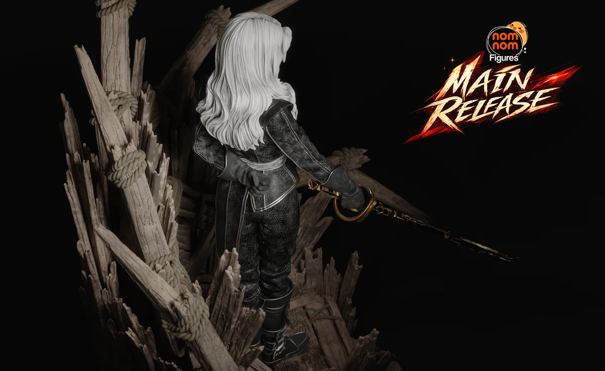 Alicia | Fan Art | 3D Printed Resin Model Garage Kit | *Un-Painted* | Nomnom 4