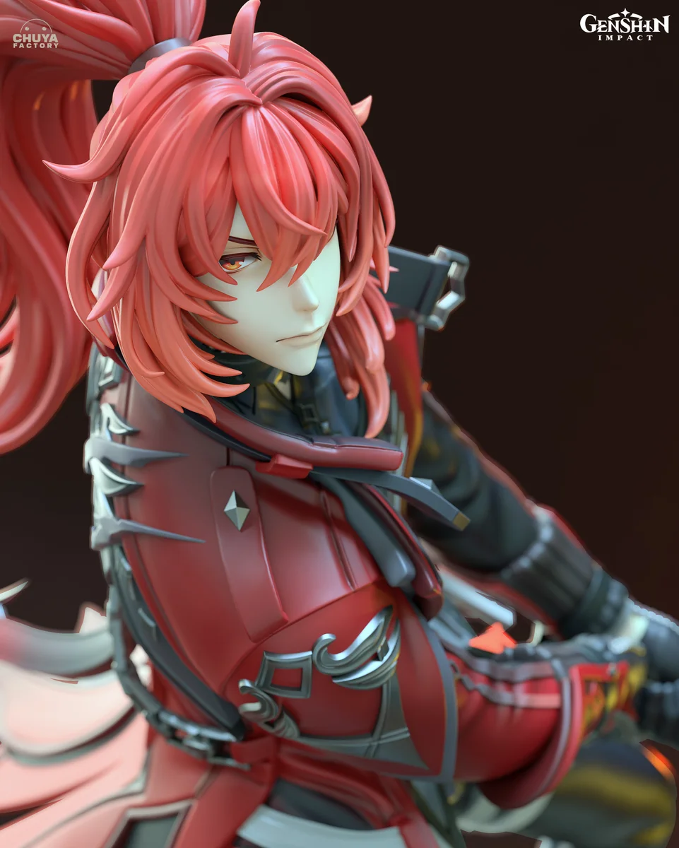 Diluc | Fan Art | 3D Printed Resin Model Garage Kit | *Un-Painted* | Chuya Factory 8