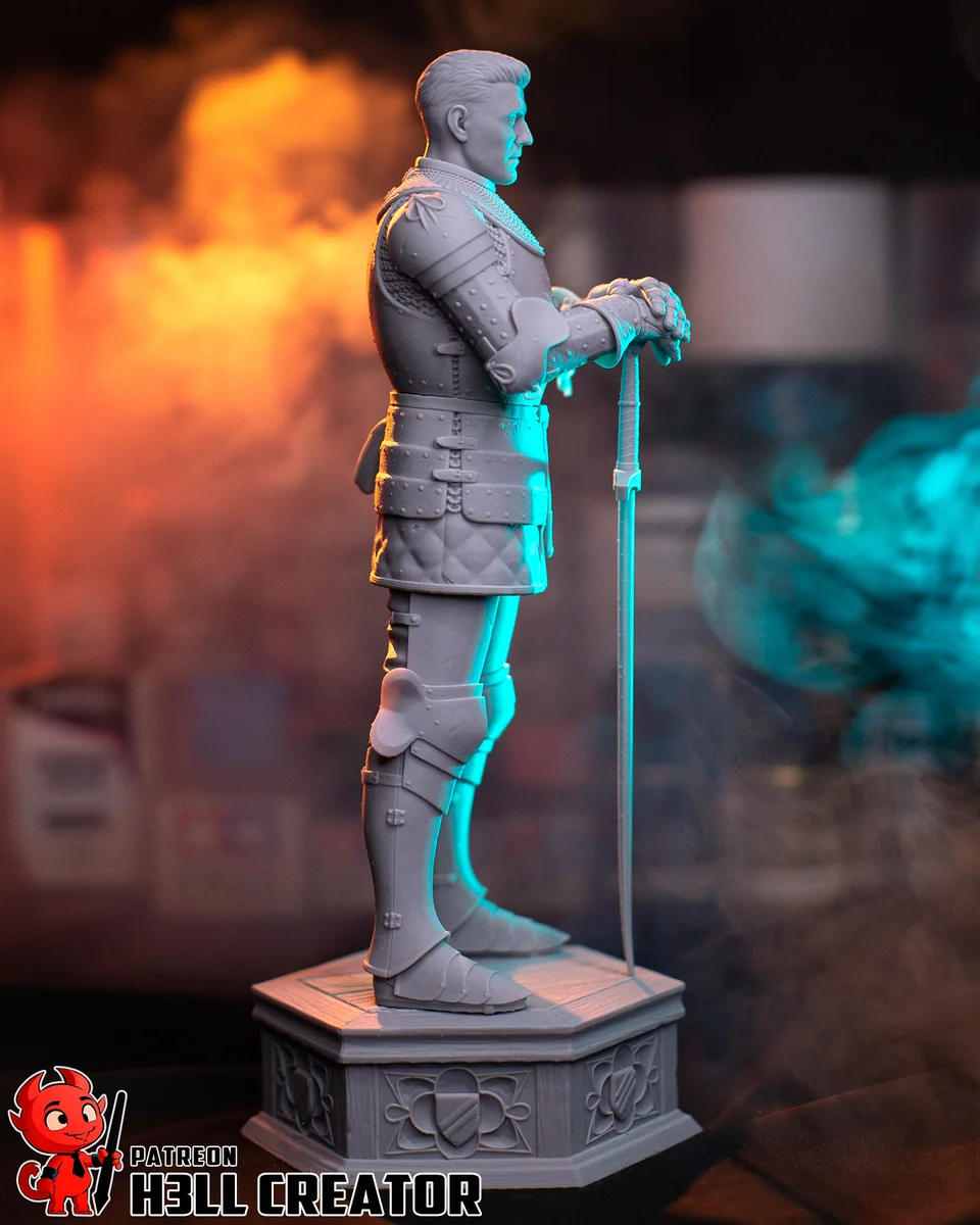Henry of Skalitz | Fan Art | 3D Printed Resin Model Garage Kit | *Un-Painted* | H3LL Creator 13
