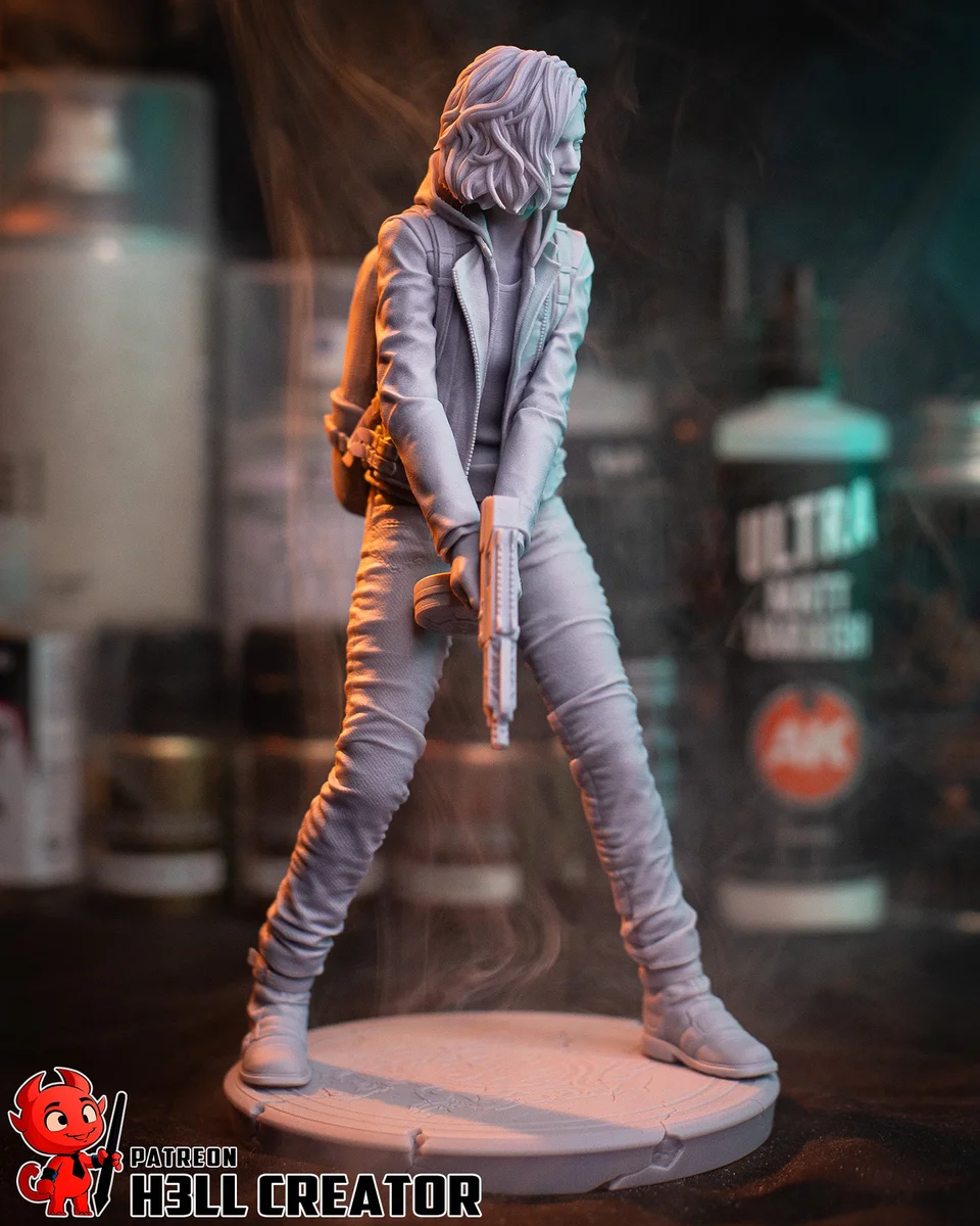 Grace Ashcroft | Fan Art | 3D Printed Resin Model Garage Kit | *Un-Painted* | H3LL Creator 11
