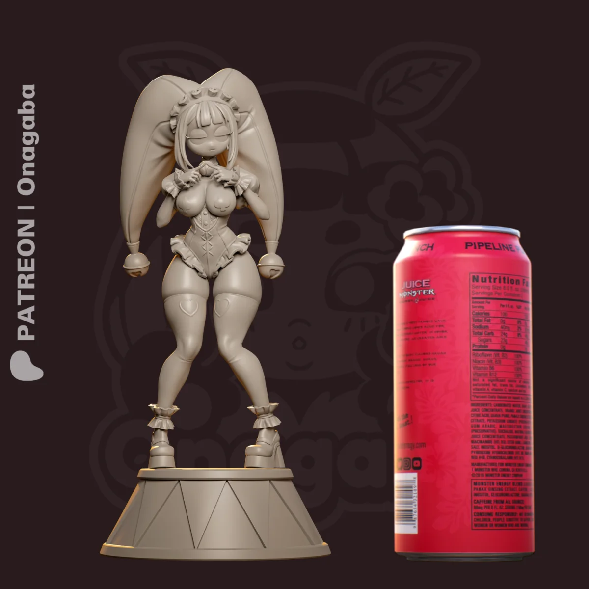 Pomni | Fan Art | 3D Printed Resin Model Garage Kit | *Un-Painted* | ONAGABA 9
