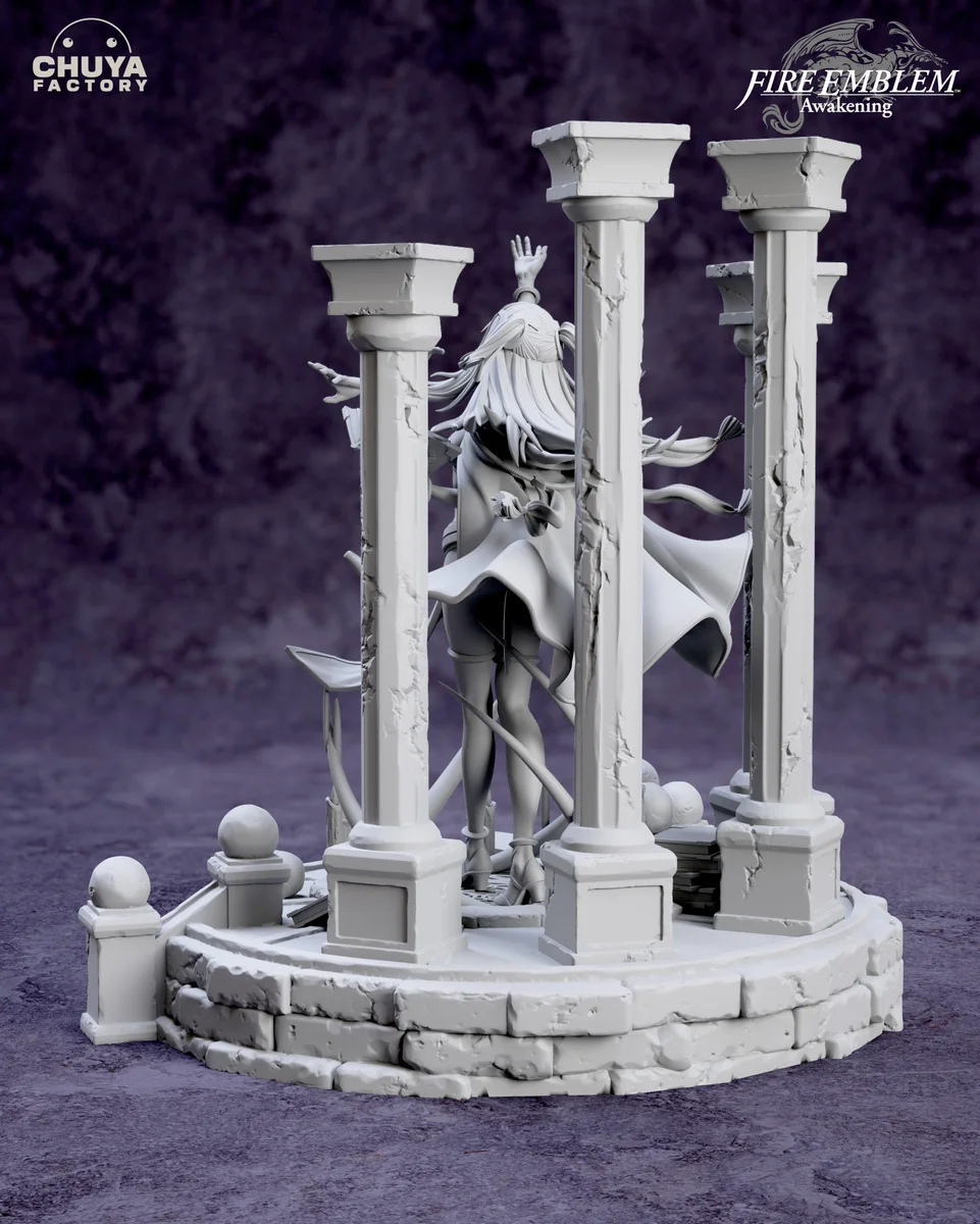 Tharja | Fan Art | 3D Printed Resin Model Garage Kit | *Un-Painted* | Chuya Factory 16