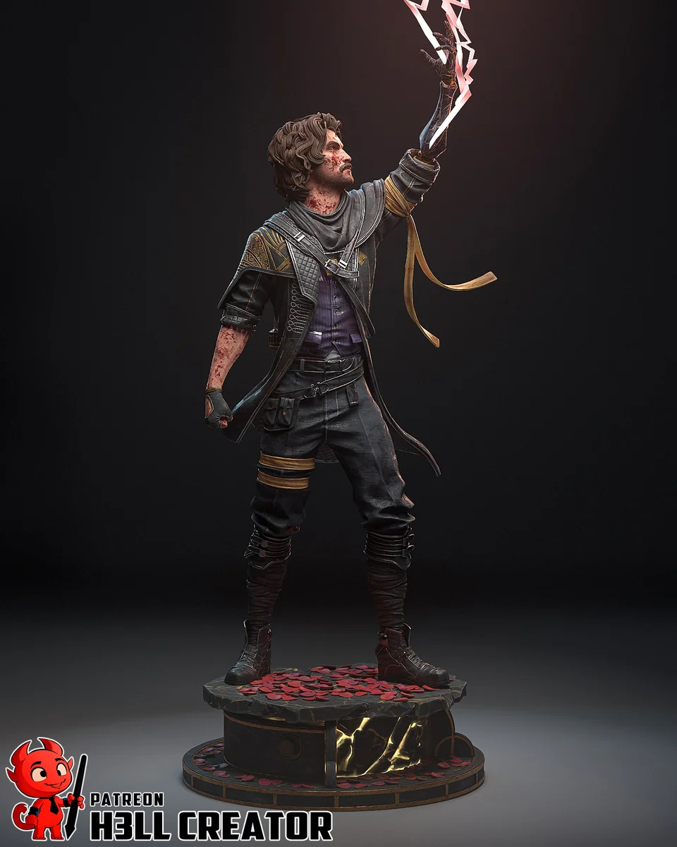 Gustave | Fan Art | 3D Printed Resin Model Garage Kit | *Un-Painted* | H3LL Creator 3